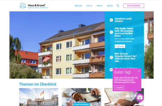 Screenshot Website